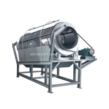Large capacity almond powder trommel screening machine